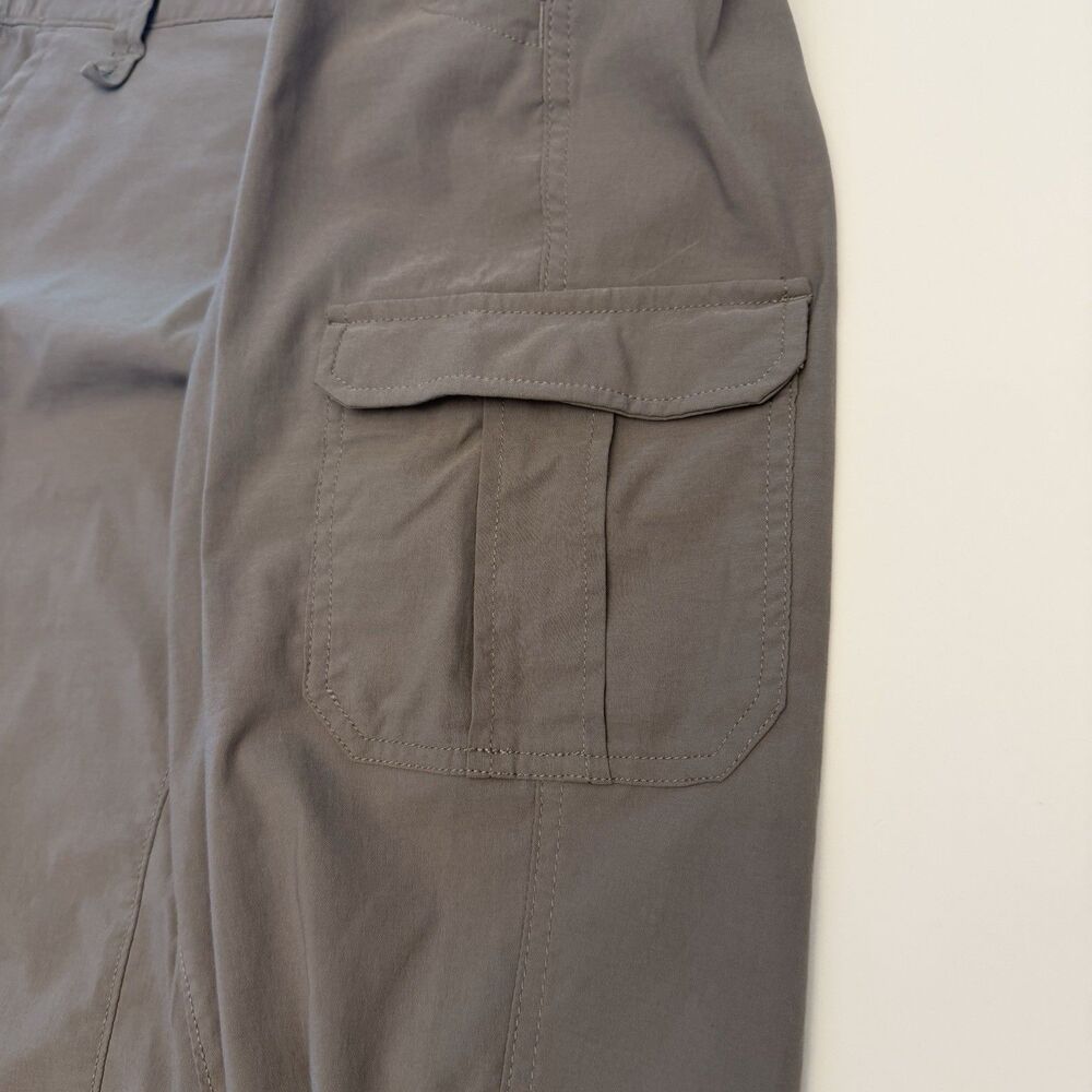 Duluth Trading Dry On The Fly Cargo Pants Women's 12x33 Gray DuluthFlex Stretch - Picture 6 of 12
